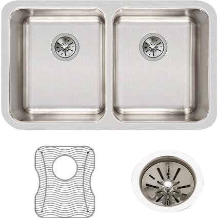 SS 30.7x18.5x10 Dbl Under MT Sink Kit