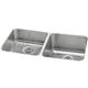SS 30.7x18.5x10 Dbl Under MT Sink Kit