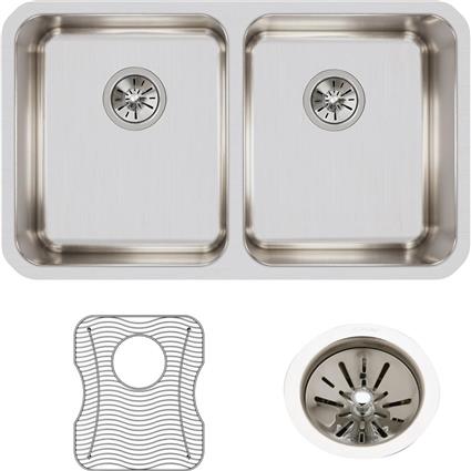SS 30.7x18.5x10 Dbl Under MT Sink Kit