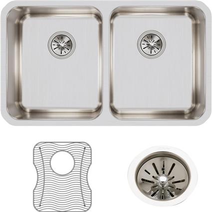 SS 30.7x18.5x10 Dbl Under MT Sink Kit