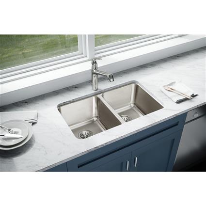 SS 30.7 x 18.5 x 10 Dbl Under MT Sink