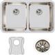 SS 30.7x18.5x7.8 Dbl Under MT Sink Kit