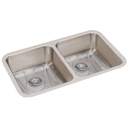 SS 30.7x18.5x7.8 Dbl Under MT Sink Kit