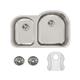 SS 31.2 x 20 x 10  Dbl Under MT Sink Kit