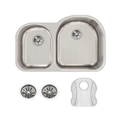 SS 31.2 x 20 x 10  Dbl Under MT Sink Kit
