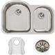 SS 31.2 x 20 x 10  Dbl Under MT Sink Kit