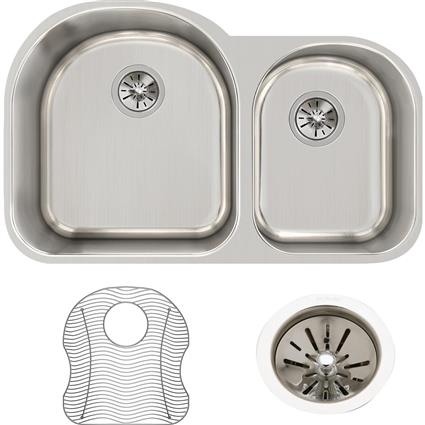 SS 31.2 x 20 x 10  Dbl Under MT Sink Kit