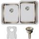SS 31.2x20.5x9.8 Dbl UMnt Sink Kit+PD