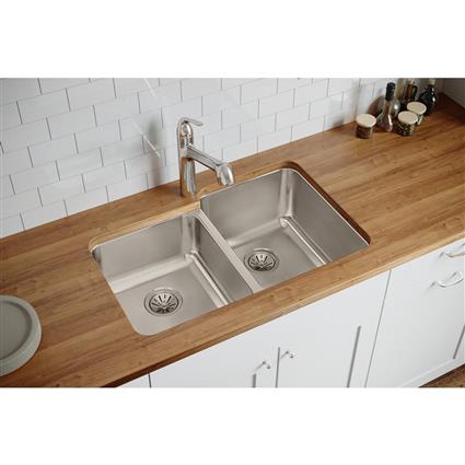 SS 31.2 x 20.5 x 9.8 Dbl Under MT Sink