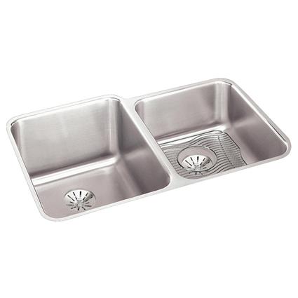 SS 31.2x20.5x9.8 Dbl UMnt Sink Kit+PD