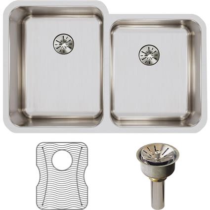 SS 31.2x20.5x9.8 Dbl UMnt Sink Kit+PD