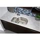 SS 31.5 x 21.1 x 10 Dbl Under MT Sink
