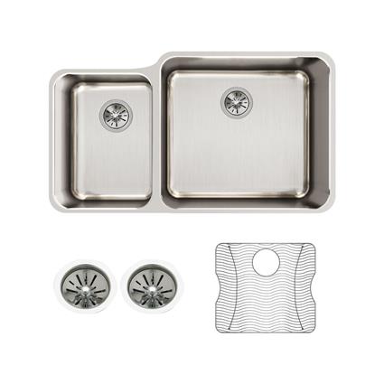 SS 35.2x20.5x9.8  Dbl Under MT Sink Kit
