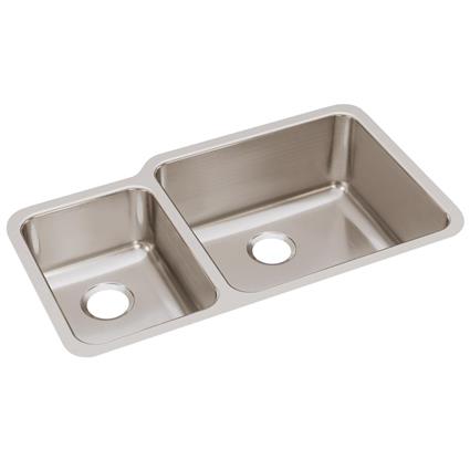 SS 35.2 x 20.5 x 9.8  Dbl Under MT Sink