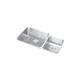 SS 35.2x20.5x9.8  Dbl Under MT Sink Kit