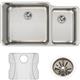 SS 35.2x20.5x9.8  Dbl Under MT Sink Kit