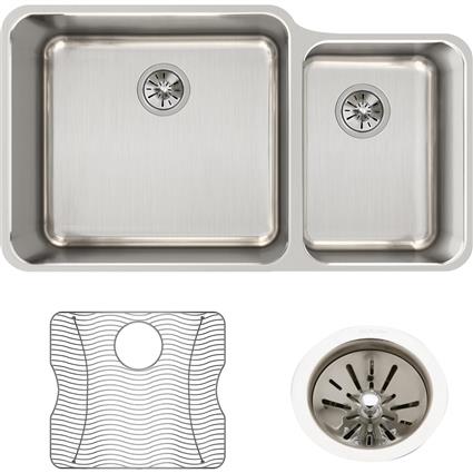 SS 35.2x20.5x9.8  Dbl Under MT Sink Kit