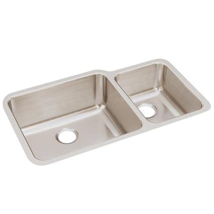 SS 35.2 x 20.5 x 9.8  Dbl Under MT Sink