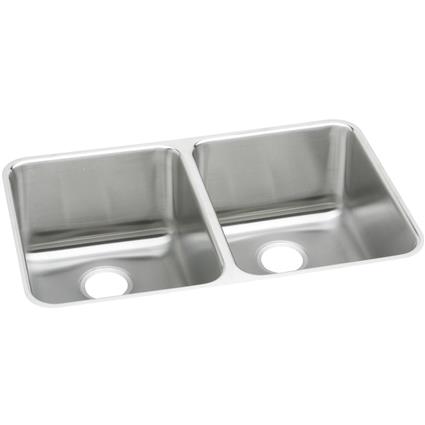 SS 35.7 x 18.5 x 10 Dbl Under MT Sink