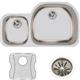 SS 36.2x21.1x10  Dbl Under MT Sink Kit