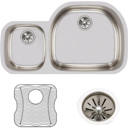 SS 36.2x21.1x7.5  Dbl Under MT Sink Kit