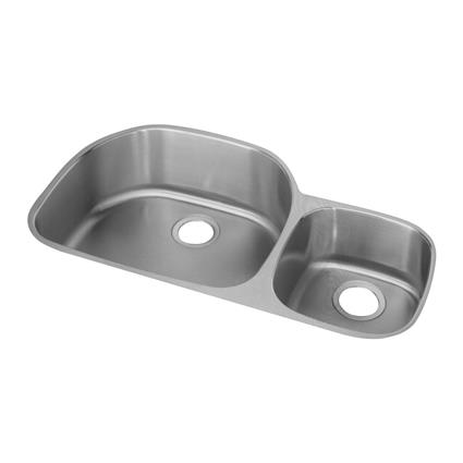 SS 36.2 x 21.1 x 7.5  Dbl Under MT Sink