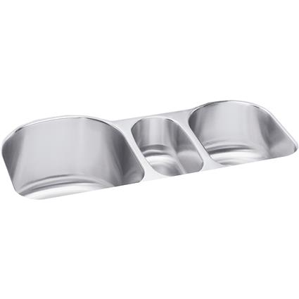 SS 39.5 x 20 x 10 Triple Under MT Sink
