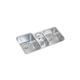 SS 40x20.5x9.8 Triple Under MT Sink Kit