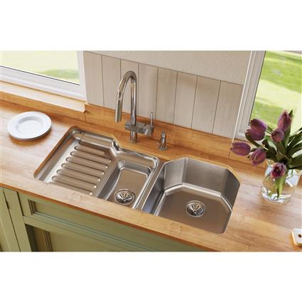 SS 41.5 x 20.5 x 9.5  Dbl Under MT Sink