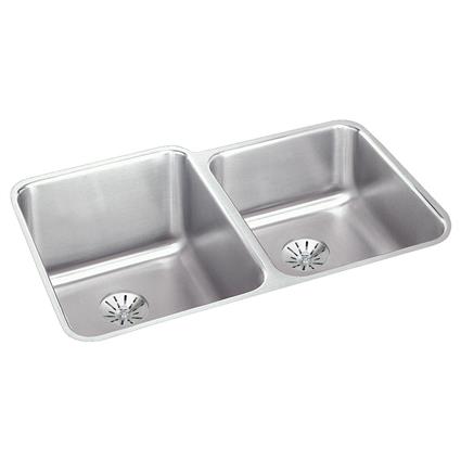 SS 31.2x20.5x4.3 Dbl UMnt Sink+PD