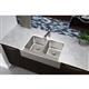 SS 33 x 20.5 x 7.8 Dbl Farmhouse Sink