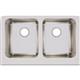 SS 33 x 20.5 x 7.8 Dbl Farmhouse Sink