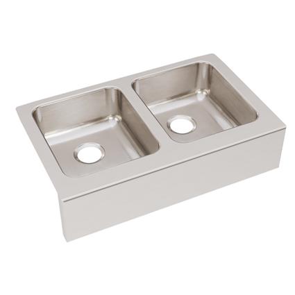 SS 33 x 20.5 x 7.8 Dbl Farmhouse Sink