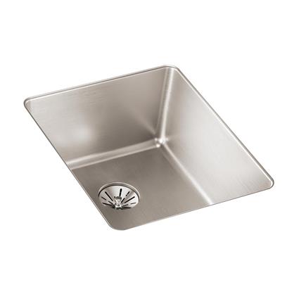 SS 16x18.5x8 Single UnderMT Sink+PD