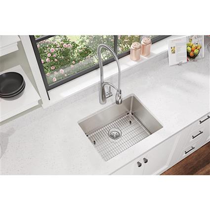 SS 23.5x18.25x9 Single UnderMT Sink+PD