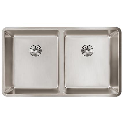 SS 32.75x19.5x9 Double UnderMT Sink+PD