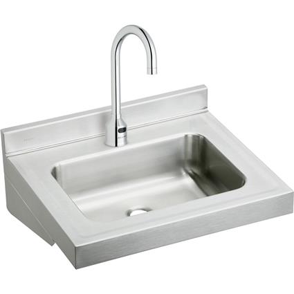 SS 22"x19"x5-1/2"Wall Hung Lav Sink Kit