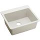 Elkay Quartz Luxe 25 x 22 x 9.5 Single Drop-in Sink Ricotta 