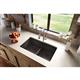 Quartz 33x19x10 Dbl UMnt Sink Chestnut