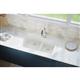 Quartz 33x22x10 Dbl Drop-in Sink Ricotta