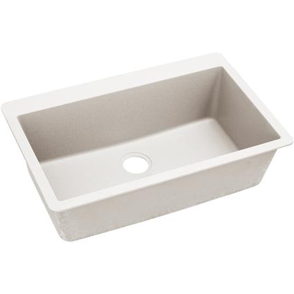 Qtz 33x20.8x9.4 Sng Drop-in Sink Ricotta