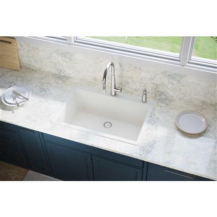 Qtz 33x20.8x9.4 Sng Drop-in Sink Ricotta