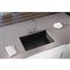 Qtz 33x18.4x9.4 Single UMnt Sink Caviar