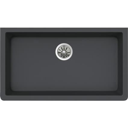 Qtz 33x18.4x9.4 Sng Und Sink Charcoal