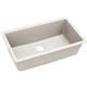 Qtz 33x18.4x9.4 Single UMnt Sink Ricotta