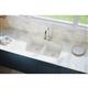 Quartz 33x20.5x9.5 Dbl UMnt Sink Ricotta