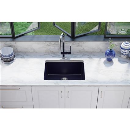 Qtz 25x18.5x9.5 Single UMnt Sink Jubilee