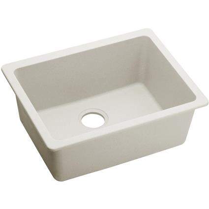 Qtz 25x18.5x9.5 Single UMnt Sink Ricotta