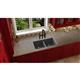 Qtz 33x18.7x9.5 Dbl UMnt Sink Charcoal