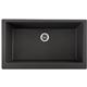 Qtz 36x21x9 Sng Bwl Apron Sink+PD Grey